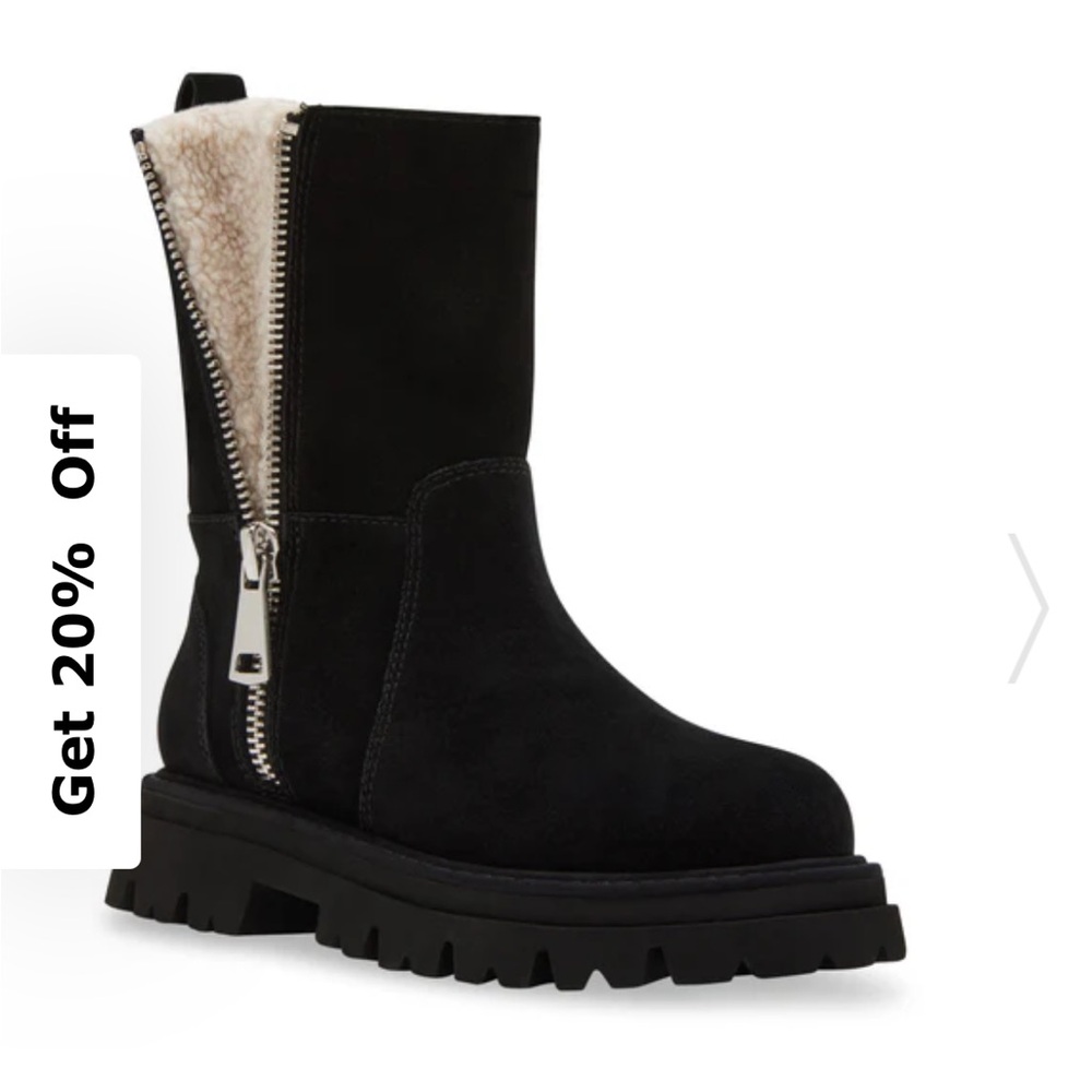Blondo Black Winter Boots with Shearling Lining - size 9.5